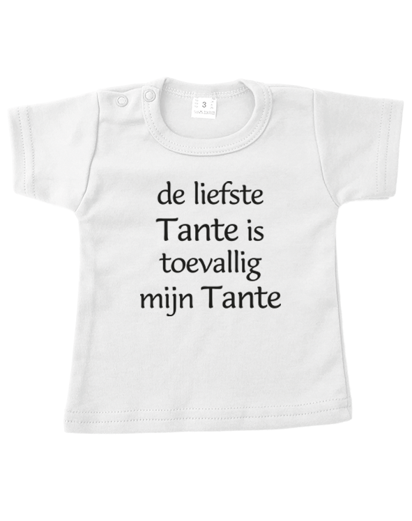 vork goud Adviseur Funny Tekst Kleding :: T-Shirts met tekst :: T-Shirt - De Liefste Tante is  toevallig mijn Tante